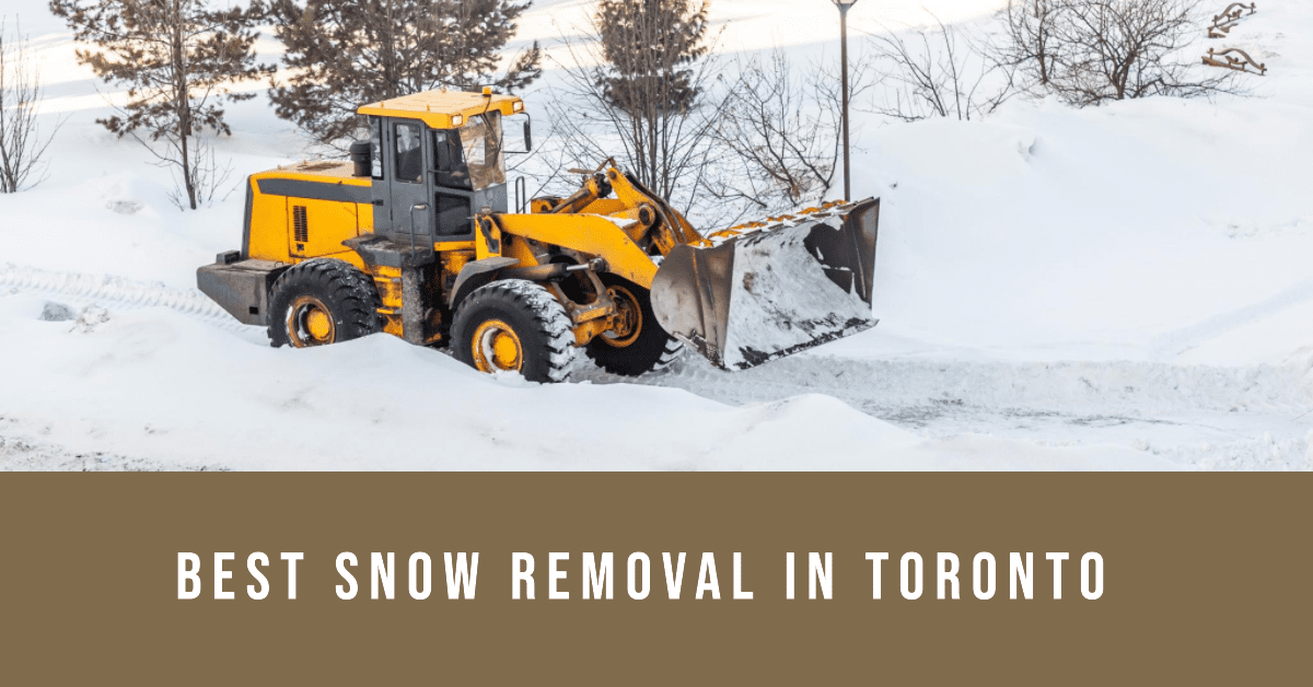 Best Snow Removal In Toronto