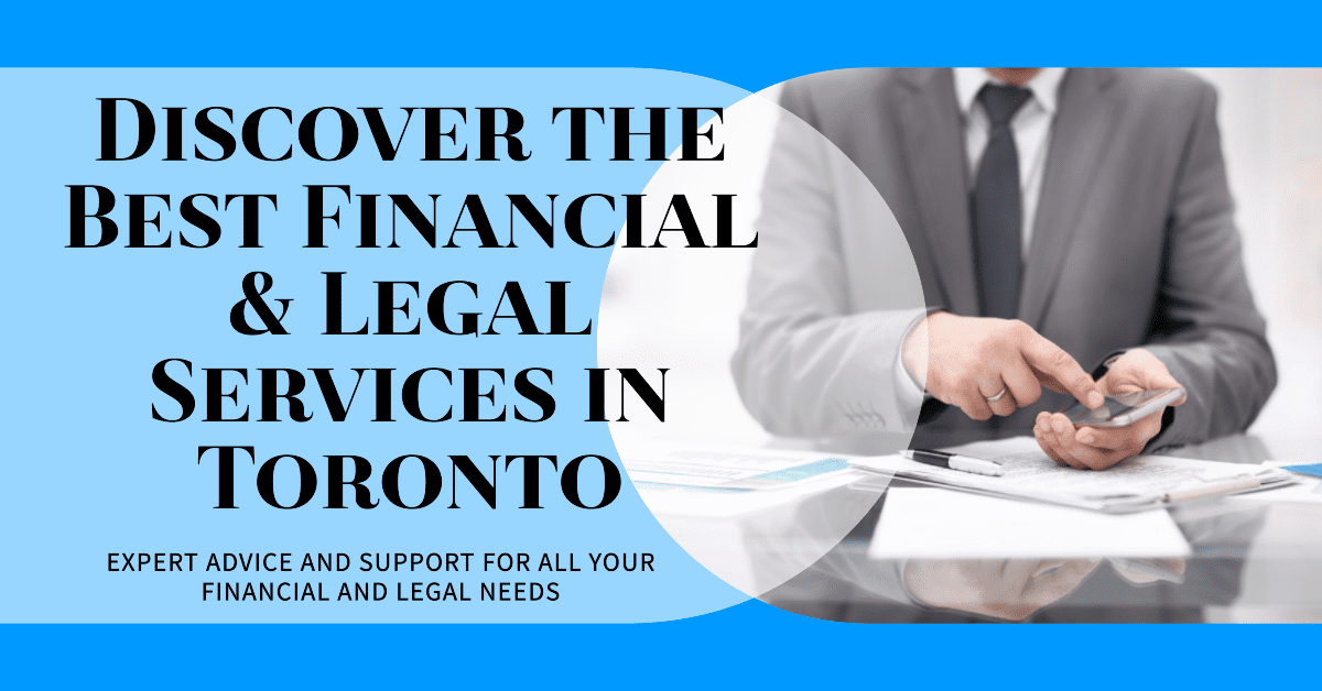 find top financial legal services in toronto