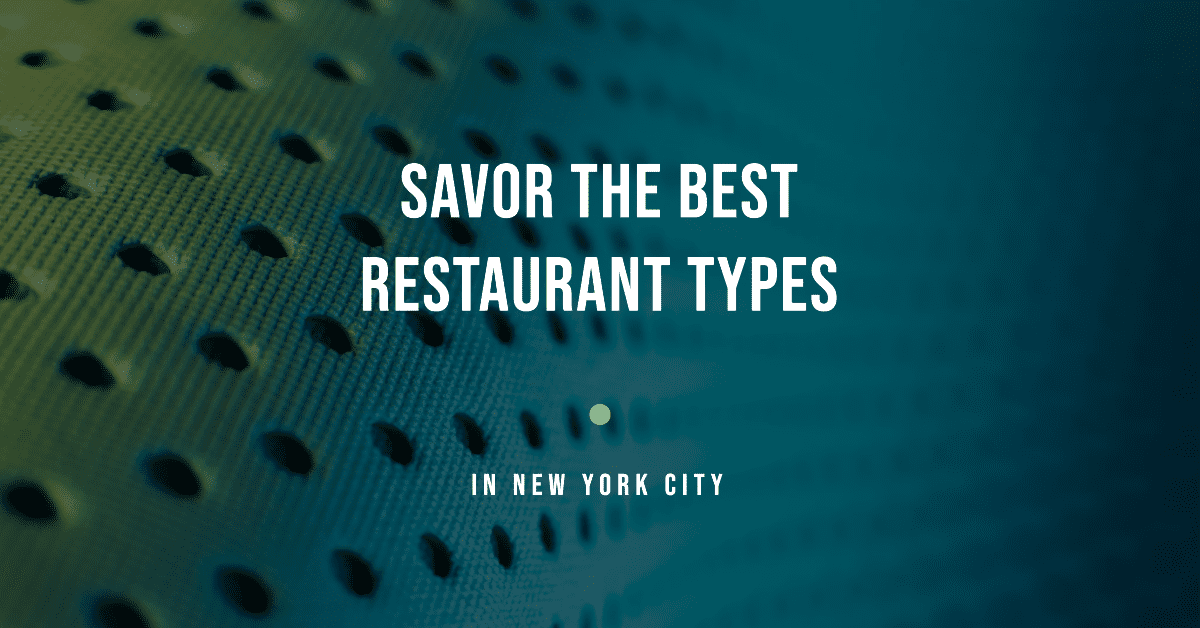 New York Restaurant Types
