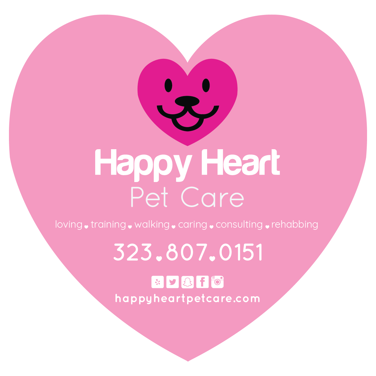 Happy Heart Pet Care Logo