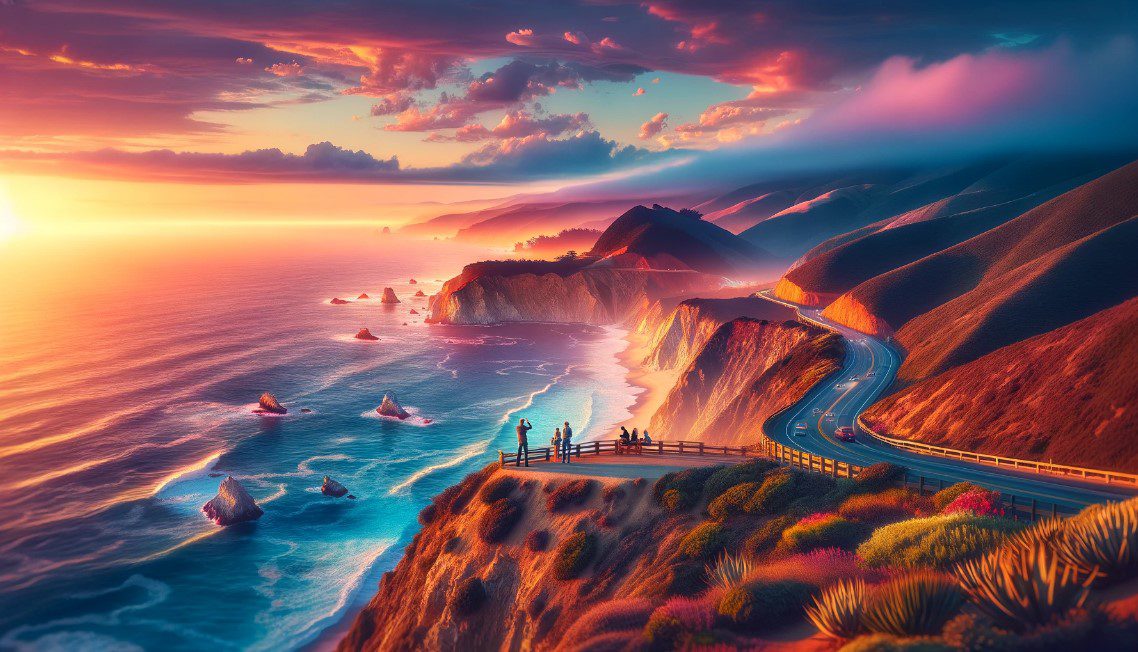 take a scenic drive on pacific coast highway