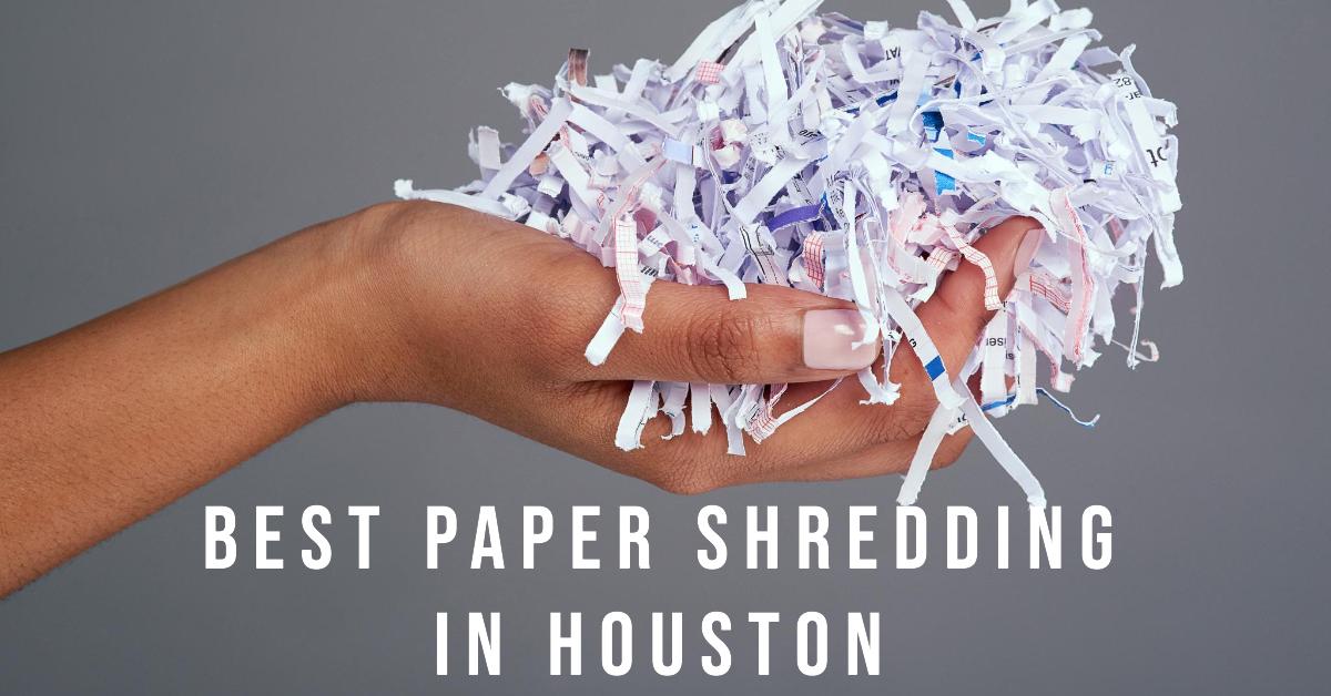 Best Paper Shredding In Houston