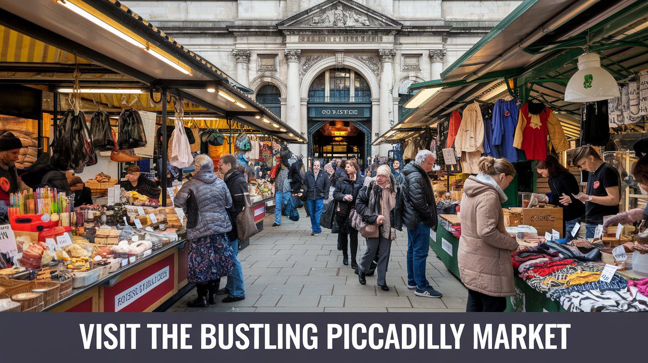 visit the bustling piccadilly market