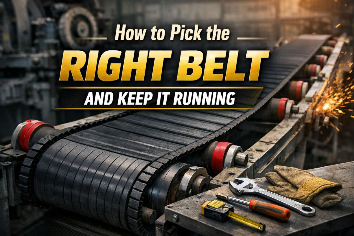 High-Quality Conveyor Belt Solutions: How to Pick the Right Belt and Keep It Running